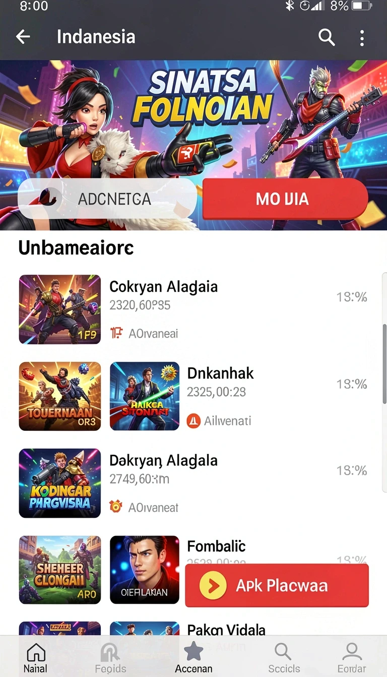 Tampilan Panduan Instalasi Aplikasi f32 di Android
